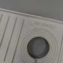 Kitchen Sink Splash Guard, 20IN Longer Silicone Faucet Guard & Draining Mat, Bathroom and Kitchen Sink Organizer, Sink Faucet Mat Water Splash Guard Behind Faucet Accessories Gadget, 20 x 5.5, White