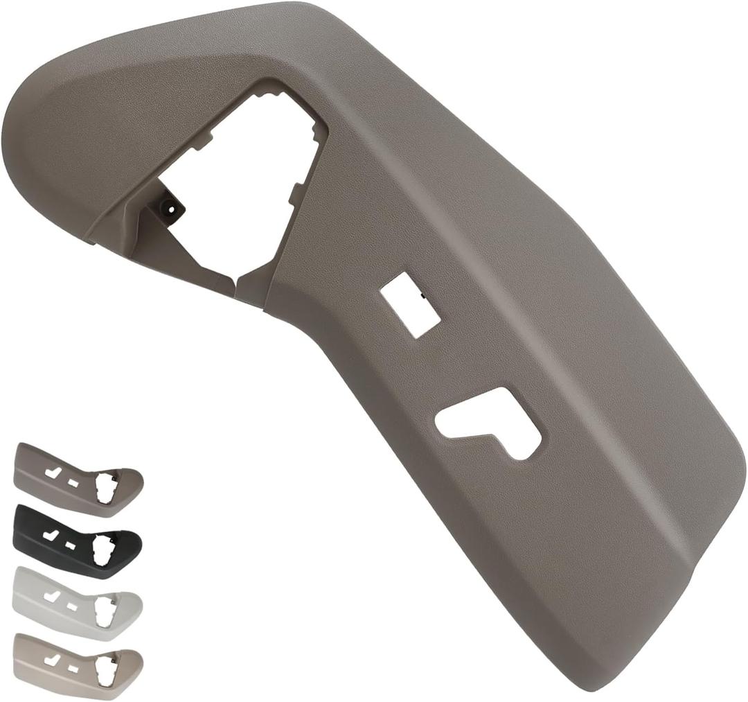 TQPONLY Driver Seat Plastic Trim Cover Panel,Fits Dodge Grand Caravan 2011-2019/Fits Chrysler Town and Country 2011-2016 Left Side Power Seat Switch Control Bezel Shield (Sandstorm/Tan)