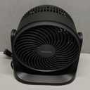 Pelonis 3 Speed Small Room Air Circulator Fan with 7-inch Blade, Table Fan with 100 Adjustable Head Tilt - Desktop Fan for Bedroom,Dorm and Office - Ventilador for Air Conditioner and Heater, Black