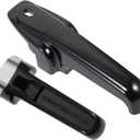 1Set Cooker Handle Replacement Heat Resistant Grip for Daily Use Ergonomic Design Lightweight and Compact for Various Cookware Safe and Practical Kitchen Accessory (18X5.3X5CM, Black)