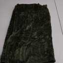 Exclusivo Mezcla Extra Large Fleece Throw Blanket for Couch, Sofa, 300GSM Super Soft and Warm Blankets, Olive Green Throw All Season Use, Cozy, Plush, Lightweight, 50x70 Inches