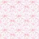 Pink Bow Floral Peel and Stick Wallpaper Roll Coquette Bowknot Flower Contact Paper Self-Adhesive Wall Decoration for Home Bedroom Bathroom, 17 in x 10 Ft