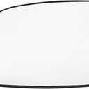 X AUTOHAUX Car Rearview Left Driver Side Heated Mirror Glass Replacement W/Backing Plate for Jeep Grand Cherokee 1999-2004, 19.3Cm X 12.1Cm