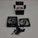 Thermalright TL-C12C-S X3 CPU Fan 120mm ARGB Case Cooler Fan, 4pin PWM Silent Computer with S-FDB Bearing Included, up to 1550RPM Cooling Fan3 Quantities
