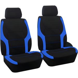 Mandark 4PCS Front Car Seat Covers, Waterproof and Breathable Vehicle Seat Protector, Comfortable Sponge Seat Cushions, Auto Interior Accessories Universal for SUV, Truck, RV Blue