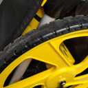 Zozen Measuring Wheel in Feet and Inches, Mechanical/Double Collapsible/One Key to Reset/Kickstand to Keep Stand/Starting Point Arrow and Cloth Carrying Bag, 09,999 Ft Measure Wheel.