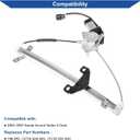 Obaee 748-045 Rear Right Passenger Side Power Window Regulator with Motor Compatible with Honda Accord 2003 2004 2005 2006 2007 Sedan 4-Door Only, Replace OE 72710-SDC-A01, HO1551106