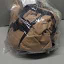 ULTCOVER Square Patio Heavy Duty Table Cover - 600D Tough Canvas Waterproof Outdoor Dining Table and Chairs General Purpose Furniture Cover Size 54 inch (Brown)