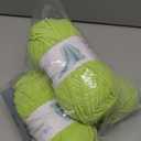 MOJADREAM 3PCS 3.5oz Chenille Yarn for Blankets Amigurumi: Soft Velvet Baby Yarn Blanket Knitting and Crocheting Bulky 5# Yarn 3 Skeins of 100g (Green Sheen)