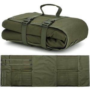 Waterproof Foldable Camping Mat, Roll Up Shooting Mats, Extra Large Durable Shooting Mats, Portable Outdoor Gear for Motorcycle Travel H Unting & Camping,75x200cm (Military green)