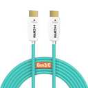 8K Fiber Optic HDMI Cable 65 Feet 48Gbps 8K60Hz 4K120Hz Dynamic HDR eARC HDCP2.2/2.3 for RTX4080/4090/3080/3090, Xbox S/X, PS5/4, AVR, Projector, LG/Samsung/Sony TV