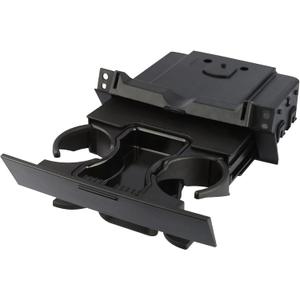 TQPONLY Dashboard Cup Holder Insert Ash Tray Black Compatible with 2004-2008 Ford F150 Accessories Replacement 6L3Z-1504810-AA