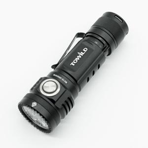 towild BC10 Led Rechargeable Flashlight High 4000 Lumens Led Flashlight,5000mAh Rechargeable Flashlights for Camping,IPX8 Waterproof Flashlights for Emergencies,Suitable for Hiking (Black)