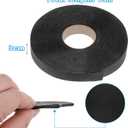 HARFINGTON 2Rolls 33ft x 1.2" Asphalt Crack Tape Self-Adhesive Repair Tape High Adhesion Filler Sealer for Cement Road, Driveway, Pavement, Parking Lot, Roof