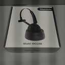 Bluetooth Headset, Wireless Headphone with AI Noise-Canceling Microphone On Ear Wireless Headset with USB Dongle for Computer Office (Black)