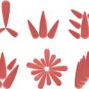 3 x MECCANIXITY Petal Mosaic Tiles for Crafts 100g Tear Drop Porcelain Mosaic Tiles for Mosaic Art Projects and Outdoor Decorations Peacock Blue