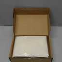 Amazon Basics Lightweight Pleated Bed Skirt, Machine Washable, Wrinkle and Fade Resistant, Queen, Off White