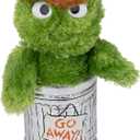 GUND Sesame Street Official Oscar the Grouch Muppet Plush, Premium Plush Toy for Ages 1 & Up, Green/Silver, 10