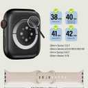 Sport Silicone Band Compatible with Apple Watch Bands 40mm 38mm 41mm 44mm 45mm 42mm 49mm Women Men,Soft Wristband Waterproof Replacement Sport Strap for iWatch Bands Series 9 8 7 6 5 4 3 2 1 SE Ultra