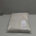 NICETOWN 100% Blackout Linen Curtains 90" Long for Bedroom, Thermal Insulated Living Room Curtains with Liner, Farmhouse Style Linen Blend Window Draperies for Dining Room (2 Panels, 52" W, Natural)