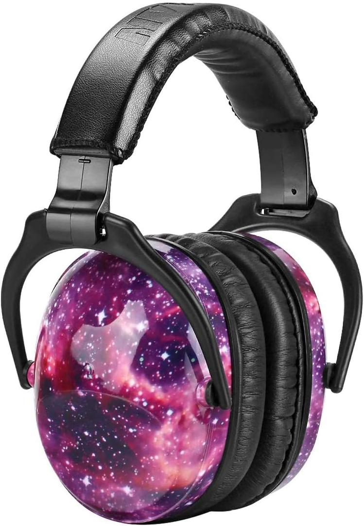 ZOHAN EM030 Kids Ear Protection, Noise Cancelling Headphones Ear Muffs for Autism Sensory, Safety Noise Reduction Hearing Protection for Monster Truck/Concerts/Fireworks/Air Shows (1pack - Nebula)