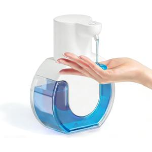 Automatic Soap Dispenser Touchless,Liquid Soap Dispenser USB Rechargeable,15oz/420ml Hand Soap Dispenser,4-Level Adjustable,Wall Mounted/Countertop Soap Dispenser for Bathroom Kitchen Dish Soap