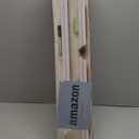 Melannco Arlington Floating Wall Shelves for Bedroom, Living Room, Bathroom, Kitchen, Office, Nursery, Set of 4, White