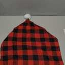 6 Pcs Christmas Car Seat Cover Holiday Car Headrest Cover Plaid Car Headrest Cover Christmas Car Headrest Protectors Christmas Decor Xmas Car Decor Car Accessories Lattice Flannel