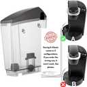 Replacement Water Reservoir Tank for Keurig K-Classic ONLY - B44, B40, B45, B50, K40, K45, K50, K55 Brewing Systems - 48 oz - CONFIGURATION A - ([ PRO TIP: WATCH VIDEO TO VERIFY CONFIGURATION ])