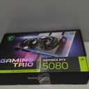 MSI GeForce RTX 5080 16G Gaming Trio OC Graphics Card - RTX 5080 GPU, 16GB GDDR7 (30Gbps/256-bit), PCIe 5.0 - TRI FROZR 4 (3 x STORMFORCE Fan), Gaming & Silent Mode, RGB - HDMI 2.1b, DisplayPort 2.1b