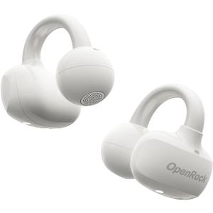 E Open Ear Clip-On Earbuds, Bluetooth 6.0, 4g Lightweight | 4g clip-on comfort, powerful bass, 28H playtime, AI clear calls and IPX4 water resistance for workouts and daily use