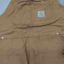 Carhartt Men's Iconic R01 Duck Bib Overall, Carhartt Brown, W32 x L30