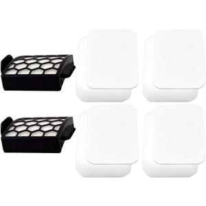 Dttery 4 Foam + Felt, 2 HEPA Filters kit Replacement for Shark Navigator Pet Pro ZU60, ZU62, Pet Plus NV251, NV255, Swivel Pro NV150, NV151 Upright Vacuum, Part 1238FT60 1239FT60