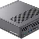 MINISFORUM MS-A1 Workstation Barebone Version Without CPU/RAM/SSD/OS, HDMI/DP/USB-C Triple Display Mini PC, 2x2.5G LAN Port, 4X PCIe SSD Slot, Support AMD AM5 Socket CPU/Discrete Graphics Cards