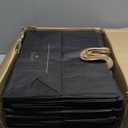 BagDream 100Pcs 16x6x12 Inches Kraft Paper Bags with Handles Bulk, Large Shopping Bags for Gifts, Grocery, Merchandise, Party Favor, Take-out, Recycled Black Black Paper Sacks, Black