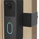 Blink Doorbell Mount, Anti-Theft Doorbell Mount for Blink Video Doorbell 2nd Gen (2025 newest model), No-Drill Needed Blink Doorbell Mount with Protective Cover, No Block Sensor & Night Vision (Black)