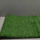 Artificial Grass Mat, Dog Grass Pee Pads, Fake Grass Pad for Pets Potty Training, Soft Grass Rug, Grass Doormat with Drainage Holes, Pet Turf for Indoor Outdoor Use, Washable(15.7''*31.5'')