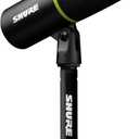 Shure MV6 Gaming Microphone  Dynamic USB Mic for PC Gaming & Streaming with Tap-to-Mute, Noise Cancellation, Desktop Stand & 3.5mm Headphone Monitoring, Black (300.5625 cubic inches)