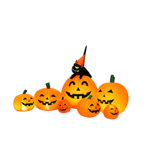 7.5-ft Lighted Happy Halloween Inflatable