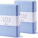 KEEP Yoga Block, High-Density EVA Foam 2 Pack Yoga Block with Non-Slip Textured Surface, Supportive, Lightweight - Ideal for Yoga