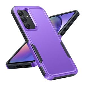 FNTCASE for Samsung Galaxy A54 5G Case: Dual Layer Full Shockproof Protective | Rugged Heavy Duty Durable Cell Phone Cover | Soft Slim Matte Lightweight Textured (Purple)