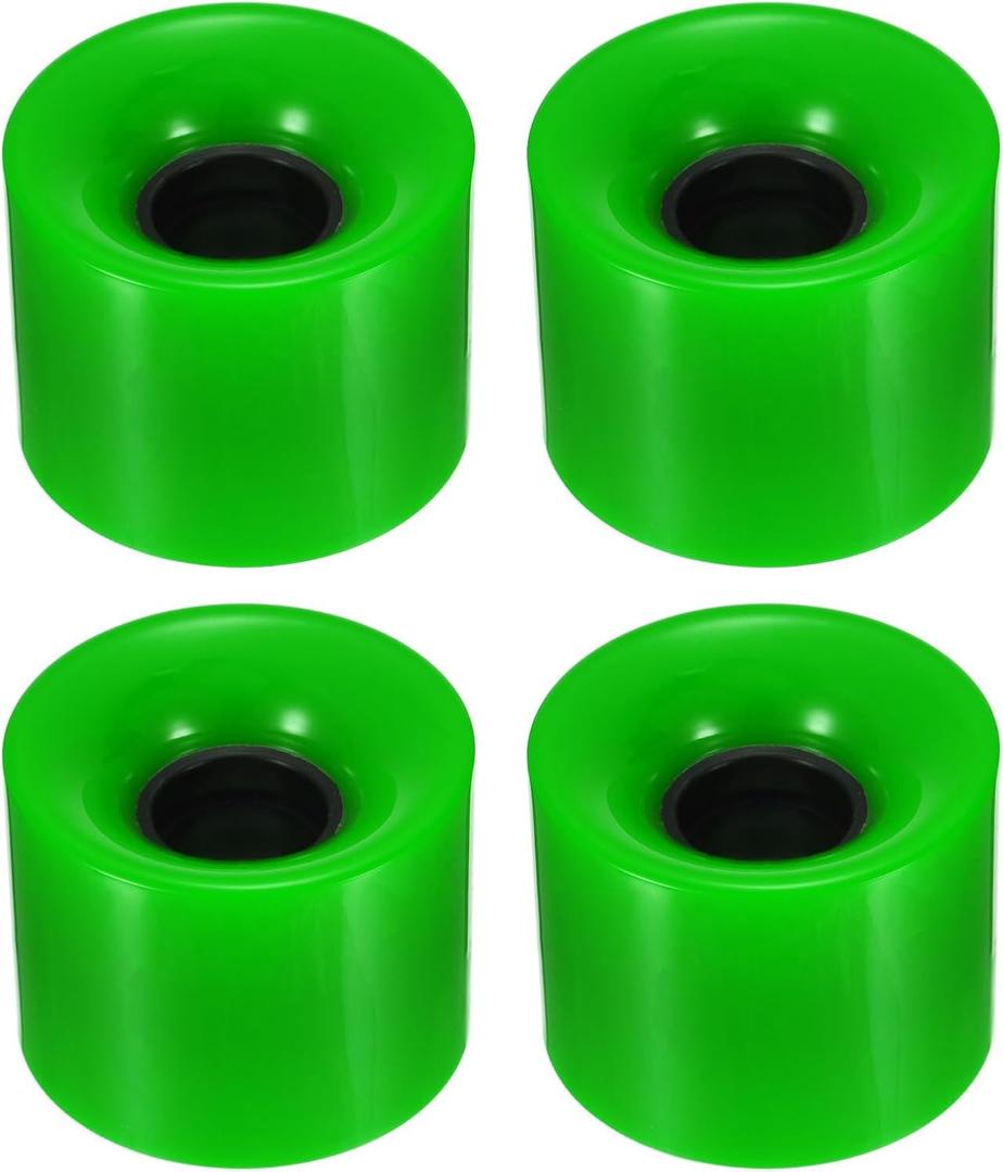 YOKIVE 4 Pcs Skateboard Wheels, 78A Skate Scooters Replacement, Great for Skateboarding, Outdoor Street Sports (Green, 60mm OD) YOKIVE 4 Pcs Skateboard Wheels, 78A Skate Scooters Replacement, Great for Skateboarding, Outdoor Street Sports (Green, 60mm OD)