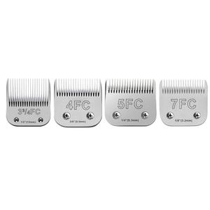 4Pack Dog Grooming Blades Compatible with Andis Dog Clippers,Dog Clipper Blades Compatible with Oster A5,Wahl km10 Dog Clippers for Animal Dog Cat Horse,Stainless-Steel Blade Sharp