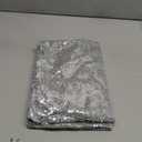 Silver Sequin Backdrop Curtains - 2 Panel 2FTx8FT Glitter Drapes for Wedding, Birthday, Bridal Party