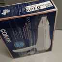 Conair Double Ceramic Hair Dryer with Diffuser | Blow Dryer with Ionic Conditioning | Includes Diffuser and Concentrator, White