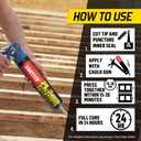 Loctite PL Premium Polyurethane Construction Adhesive, 10 fl oz Cartridge, 6 Pack - Versatile Construction Glue for Wood, Concrete, Stone, Metal & More
