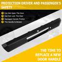 OCPTY Tailgate Textured Handle Fit for Ford for F-250 Super Duty 2017-2020