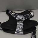 AUROTH Tactical Dog Harness for Large Dogs No Pull Adjustable Pet Harness Reflective K12 Working Training Easy Control Pet Vest Military Service Dog Harnesses (L (Neck:18-29", Chest:24-37"), 45-80 lbs, Tribal Patterns-Black)