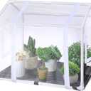 Mini Greenhouse for Indoor Plants, Fully Enclosed Mini Indoor Greenhouse with Top Opening, Waterproof Small Indoor Greenhouse for Nursery & Germination