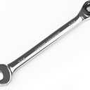 2 x Egofine 7/16 inch Ratcheting Combination Wrench SAE, Industrial Grade Gear Spanner with 12-Point Design, 72-Tooth Ratchet, Chrome Vanadium Steel